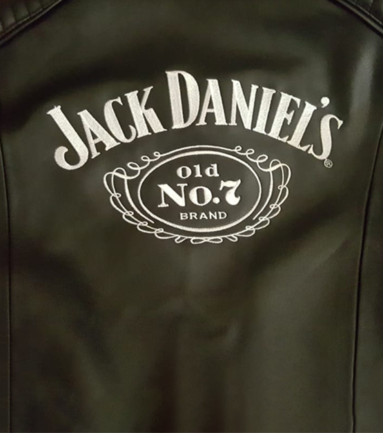 Chaqueta de cuero Jack Daniel's